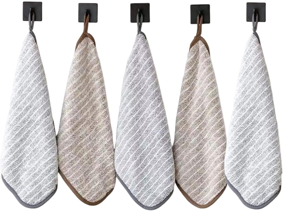 Conjunto De 5 Panos Prato Multifuncionais Para Secar Louça, Macios,