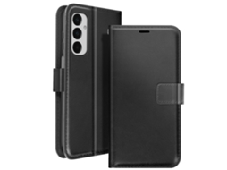 Capa Aba Proteção Alça para Samsung Galaxy A16 MAYAXESS Pele Preto