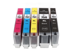 Cartucho de Tinta para Impressora Pixma Mg5470 Mg5670 Mg6370 5 Cores