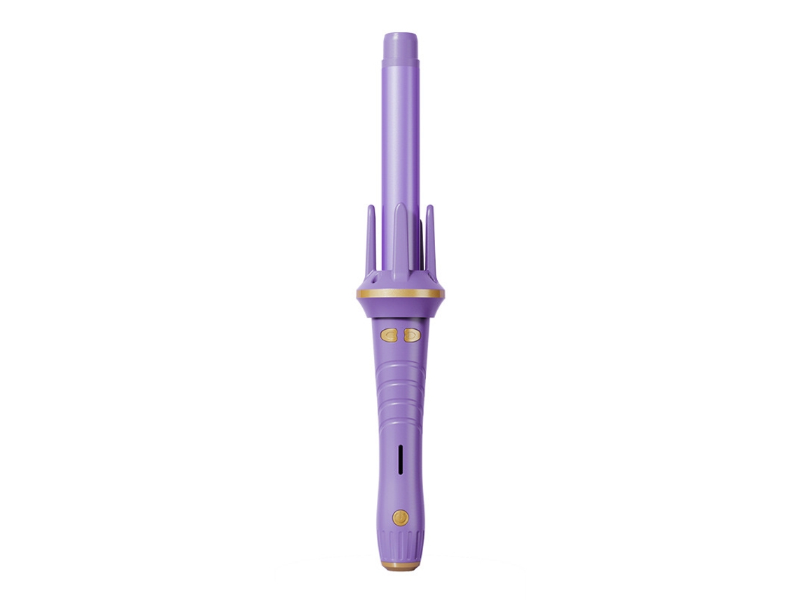 Onda Automática Bastão Elétrico Quarto para Meninas Onda Grande Elétrico Permanente Caracolado Artefato Roxo XLT