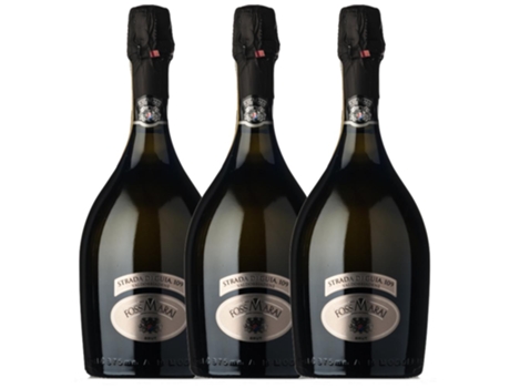 Foss Marai Strada di Guia Glera Brut Prosecco di Conegliano-Valdobbiadene 75 cl (Caixa de 3 unidades)