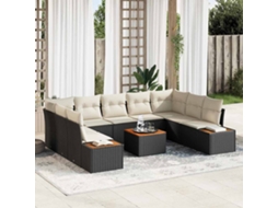 Vidaxl Conjunto De Sofá De Jardim 5 Unid. 9-número De Lugares