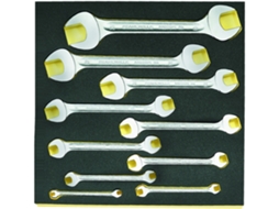 Bandeja Tcs com Conjunto de Chaves 2 Bocas Fixas Motor Tcs 10/10.6X7-30X32 STAHLWILLE