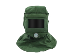Capuz de Lixamento com Proteção Facial e Boa Ventilação