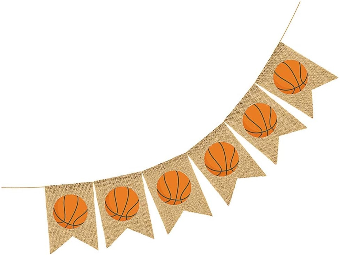 Banner De Basquete Com Cauda Bifurcada De Linho, 1 Conjunto, Tema De Halloween.