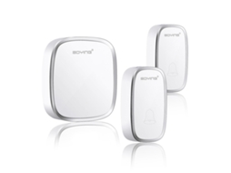 Campainha Sem Fio À Prova Dágua Com Tomada De Parede, Kit De Campainha Sem Fio Ideal Para Relógio De Entrada De Porta Plug In Slowmoose