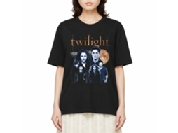 Rockinstone Twilight Movie Cullen Family With Moon Black Adult T-shirt Size:xl