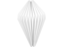 Abajur Geométrico, Design Simples E Prático, Estilo Nórdico, Papel Branco