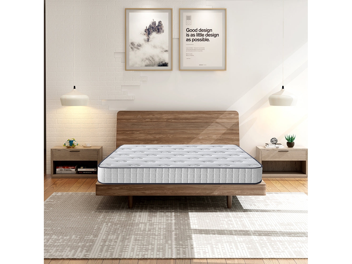 Colchão De Espuma 160x200cm, Espuma Firme E Confortável, 22cm De Espessura