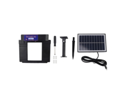 Abridor Automático De Porta De Galinheiro Antibeliscão Ip45 À Prova Dágua, Alimentado Por Energia Solar, Porta De Galinheiro Com Temporizador, Preto