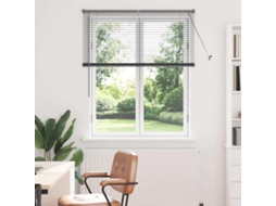 Vidaxl Persianas Venecianas Cinzento-escuro 130 X 115 Cm Alumínio