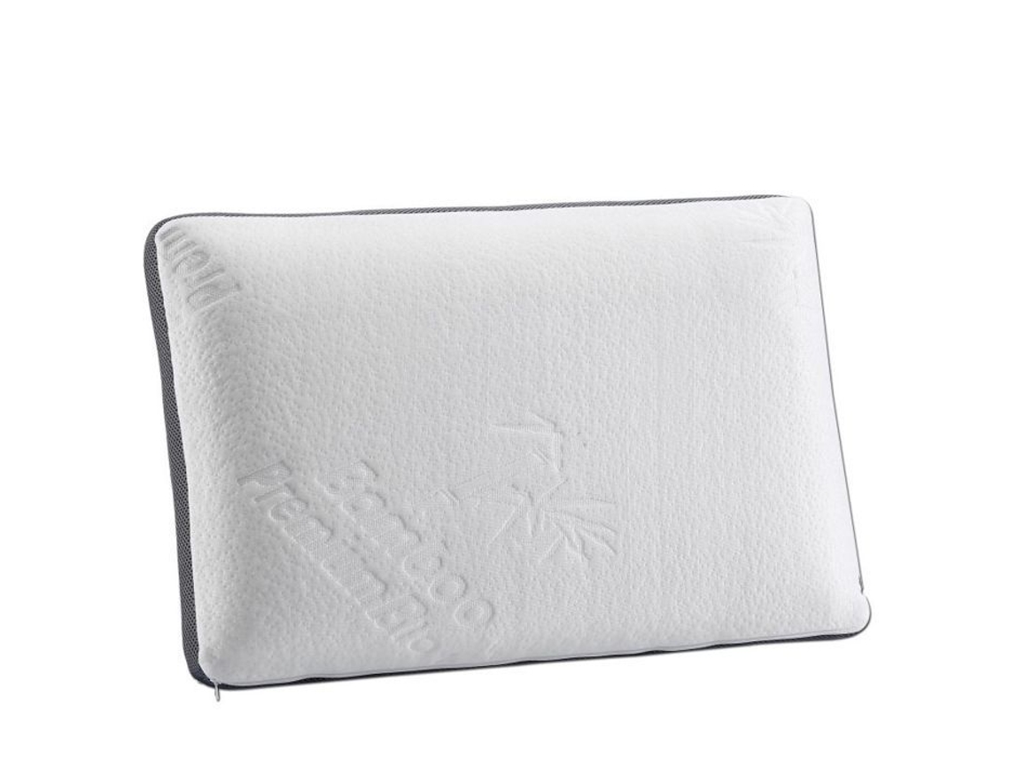 Travesseiro De Bambu Com Memória Herzberg Hg3d6040-wht