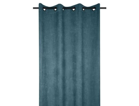 Cortina Lisa e Pelúcia Pato Azul 140X260 Cm LOVELY CASA