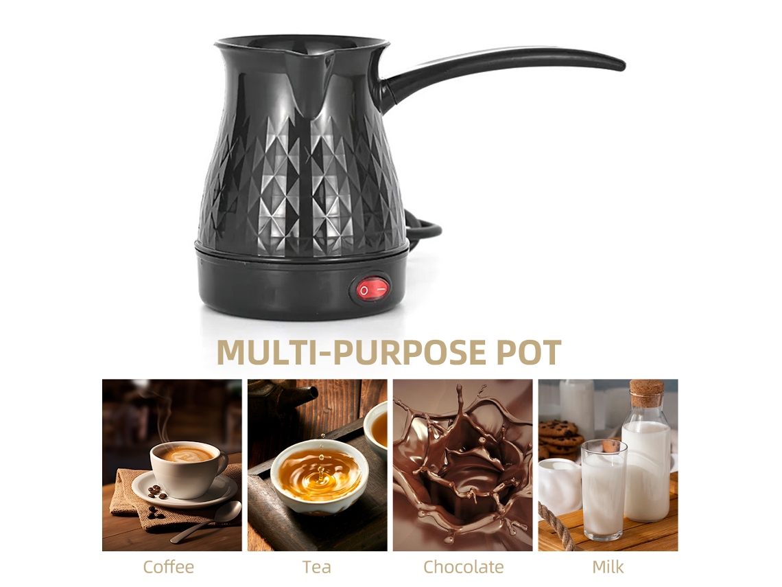 Cafeteira Elétrica Turca Árabe Grega 600ml PRATO