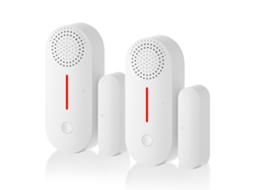 Rebe-alarme De Porta E Janela Sem Fio Com Sensor Magnético Wifi Controle App Tuya Segurança Residencial Garagem Apartamento Fácil Instalação