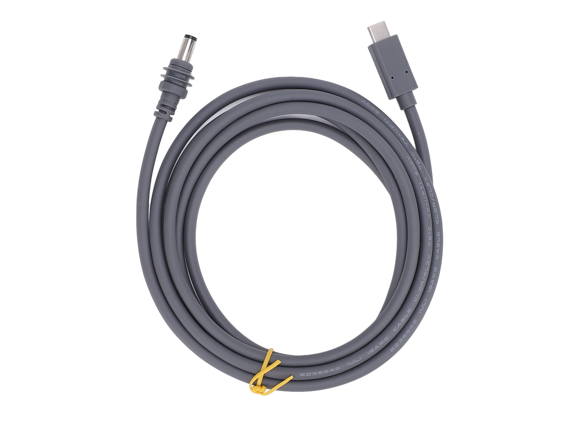 Cabo Type-c Para Dc (saída 20v 5a, Com 10m De Comprimento, Flexível E Conveniente)