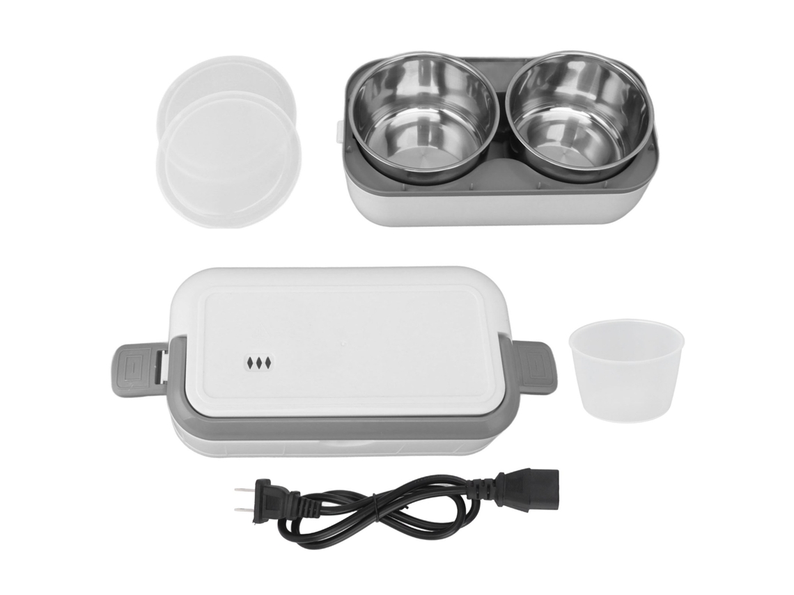 Caixa de almoço elétrica portátil com forro de aço inox 0,5l | S/MARCA