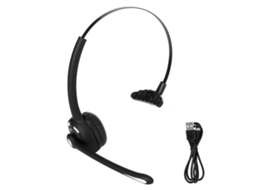Aetheria fone de Ouvido Bluetooth Mono Sem Fio com Microfone Hd Ajustável para Centro de Chamadas Reuniões