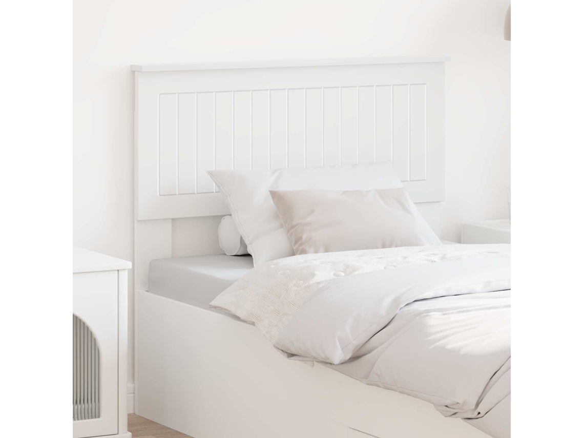 Vidaxl Cabeceira Branco Derivados De Madeira