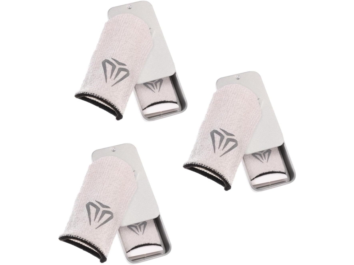 Homsfou 3 Pares De Dedeiras Antiderrapantes E Respiráveis Para Gamers, Com Tecnologia De Absorção Suor Para Uma