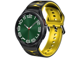 Pulseira De Relógio De Silicone Com Textura Curva