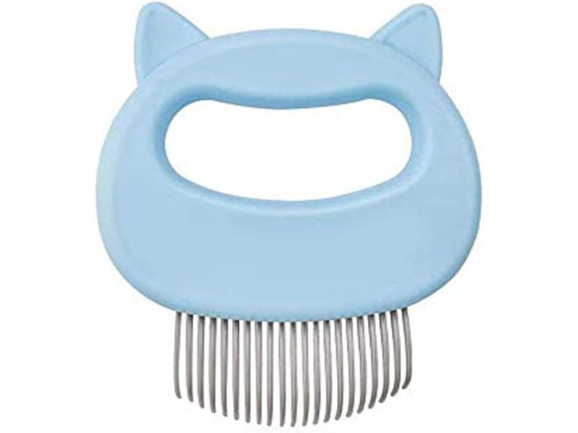 Escova para animais de estimação, escova para cães e gatos, pente massageador para higiene animal.
