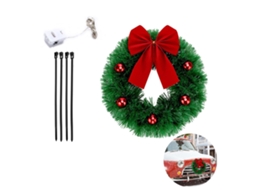 Christmas steam com 35cm, 4 braçadeiras, luz de string LAXISCREED