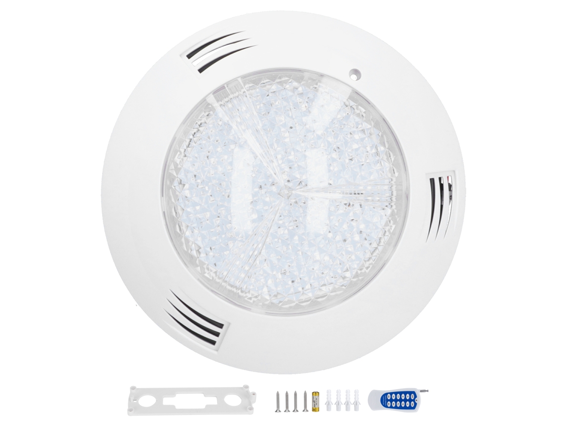 Luz Subaquática RGB 300 LEDs 18W IP68 Controle Remoto Paisagismo | S/MARCA