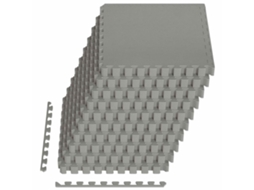 Conjunto 50 Tapete Para Piscina Vidaxl Cinzento Espuma (18 M²)