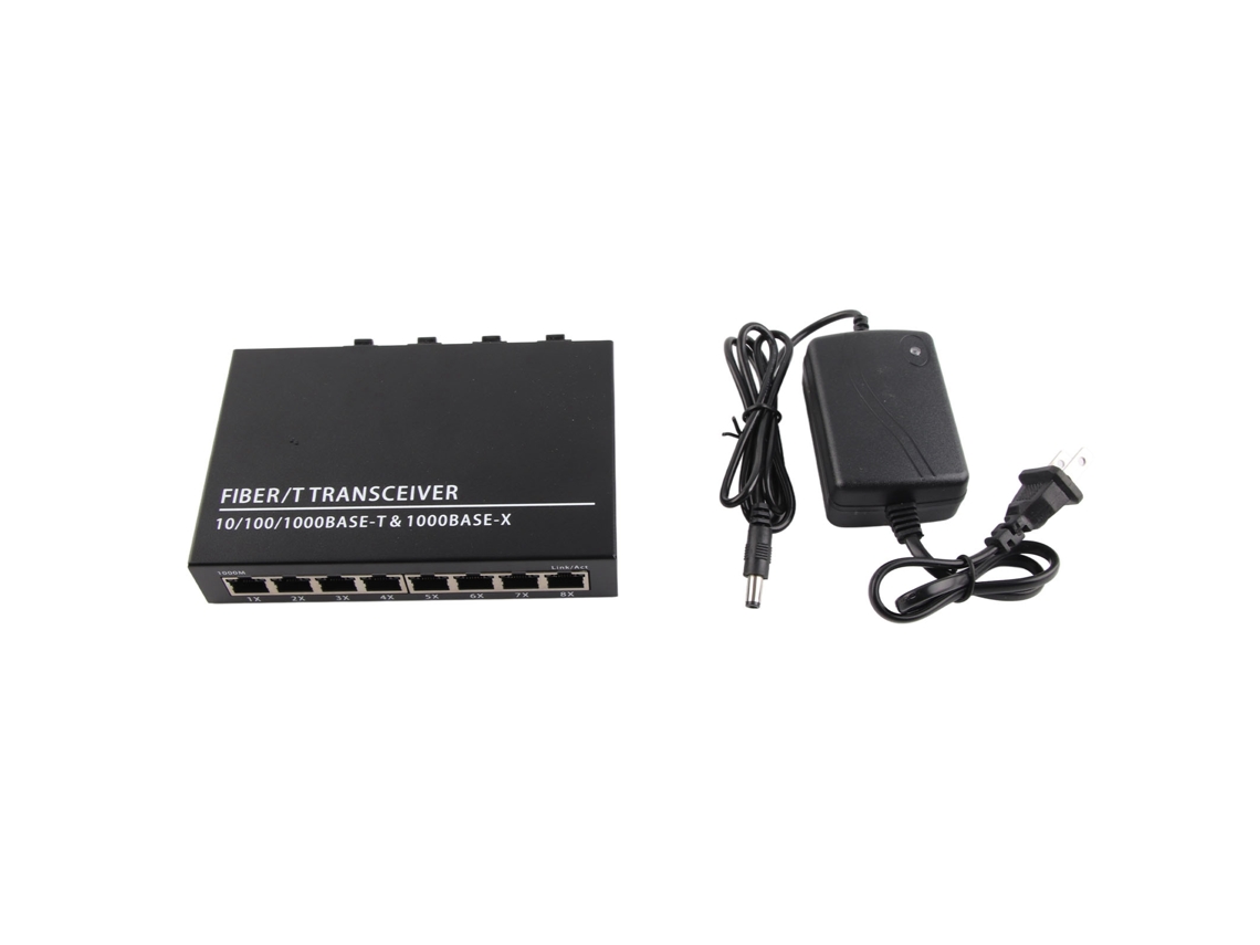 Conversor de Mídia Ethernet LAXISCREED 4/8 Portas 120km