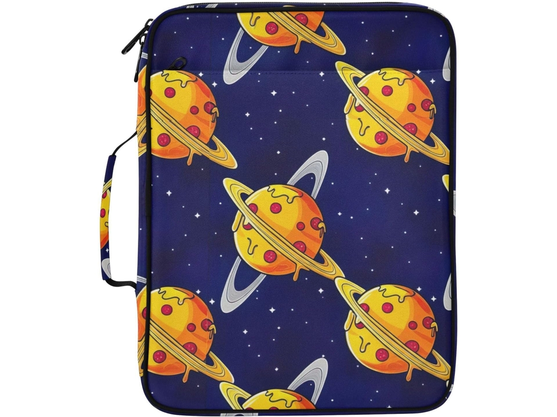 Pasta Organizadora Expansível Cartoon Pizza Planet, Azul, Com 7-camadas Em Formato De Sanfona, Impermeável,