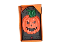 Ats timbre de Calabaza de Halloween Con Ojos Fantasmas, Linterna Terrorífica, Juguete Asustador para Truco o Tratso, Decoración Navideña de Halloween