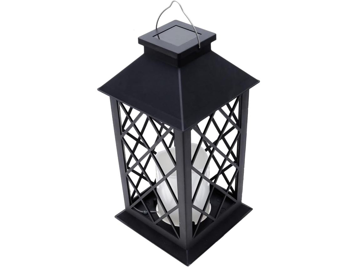 Vela Solar Led Sem Chama, Em Plástico, Para Decoração De Casa