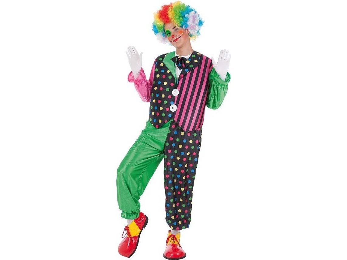Fato de Homem TOPDISFARCES Palhaço Riscas (Tam: L)