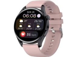 Relógio Inteligente Chamada Função Atividade Física Tracker Informação Lembrete Hr Sono Monitor Ip67 Água Resistente Yizhood (rosa)
