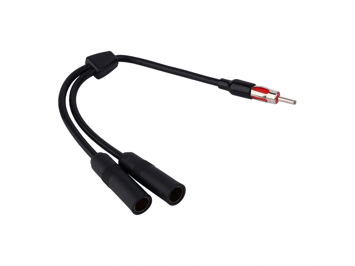 Cabo Divisor Antena Rádio Automotivo 2f Extensão 1m