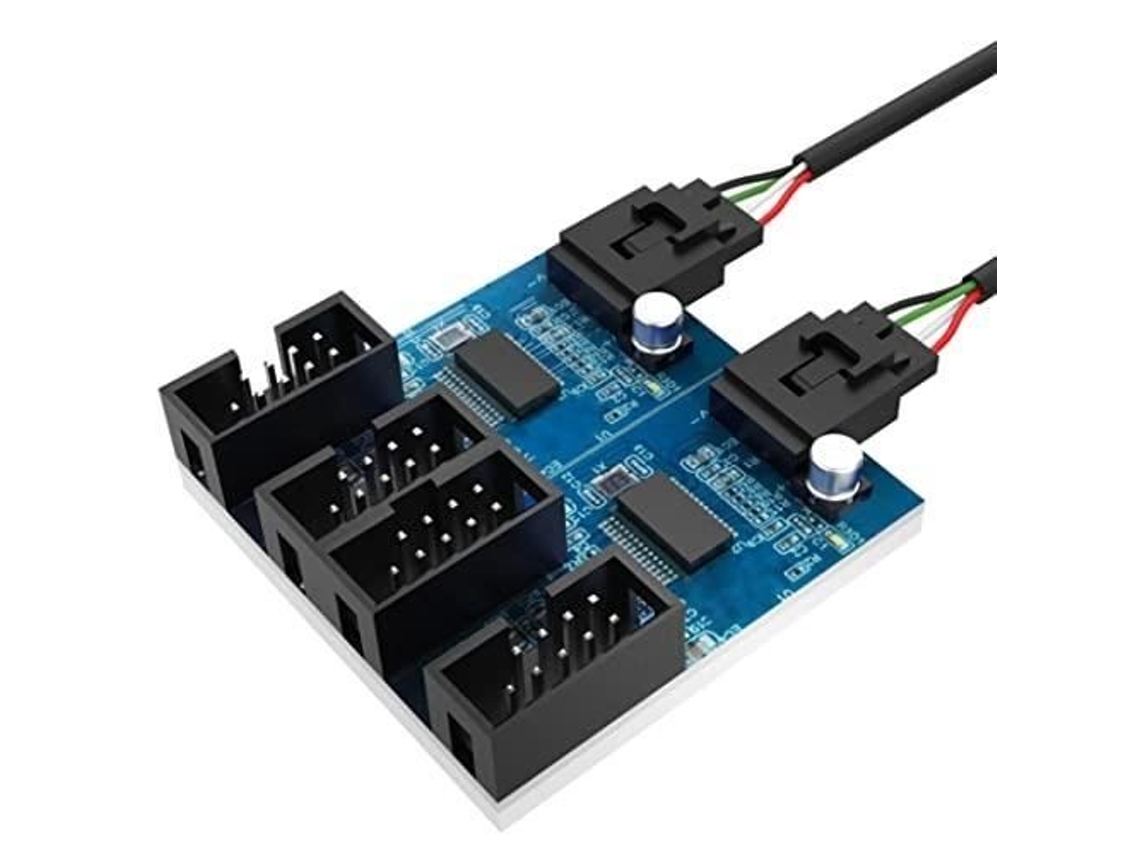 Cabo Divisor Usb 2.0 Interno 1 A 4 Akasa Expande Um Conector 30 Cm