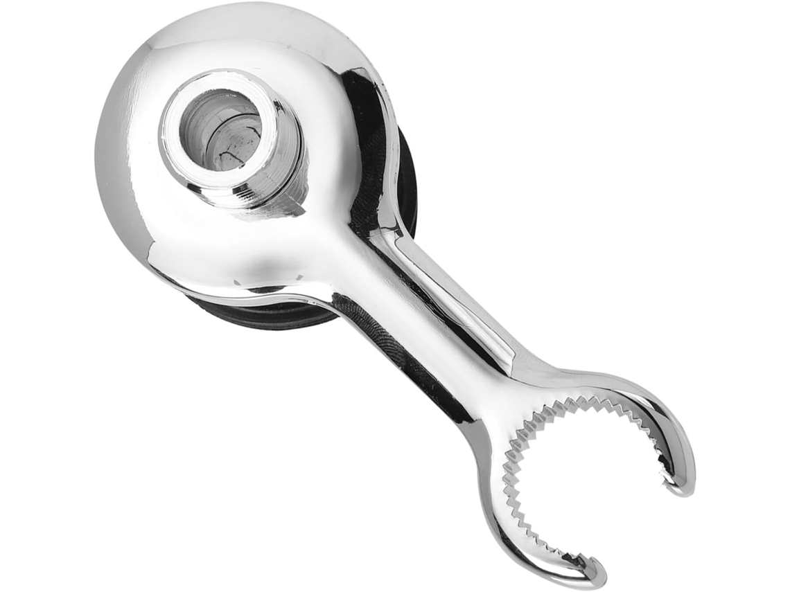 Suporte Para Chuveiro Em Abs Prateado Banheiro E Barbearia