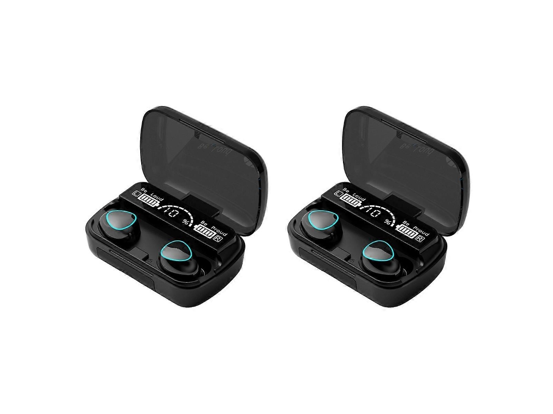 Fones De Ouvido Sem Fio Com Tela Led, Estéreo, Mini Fones De Ouvido, Preto Ly Ebike