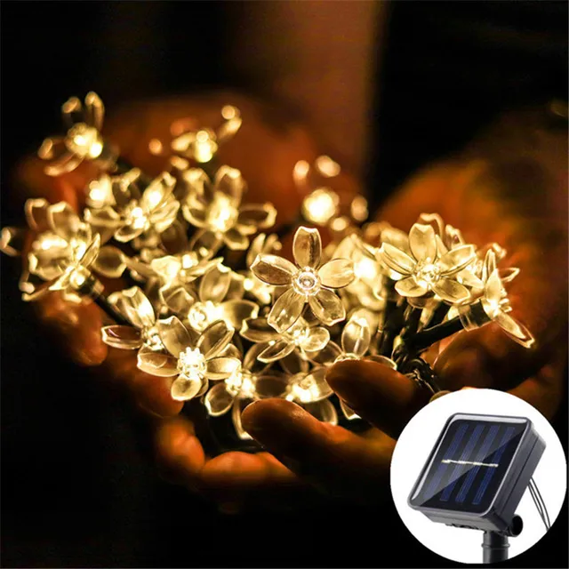 Luzes Led Solares, forma de cerejeira, 5 7 12 m, à prova d'água AQUAFORGE