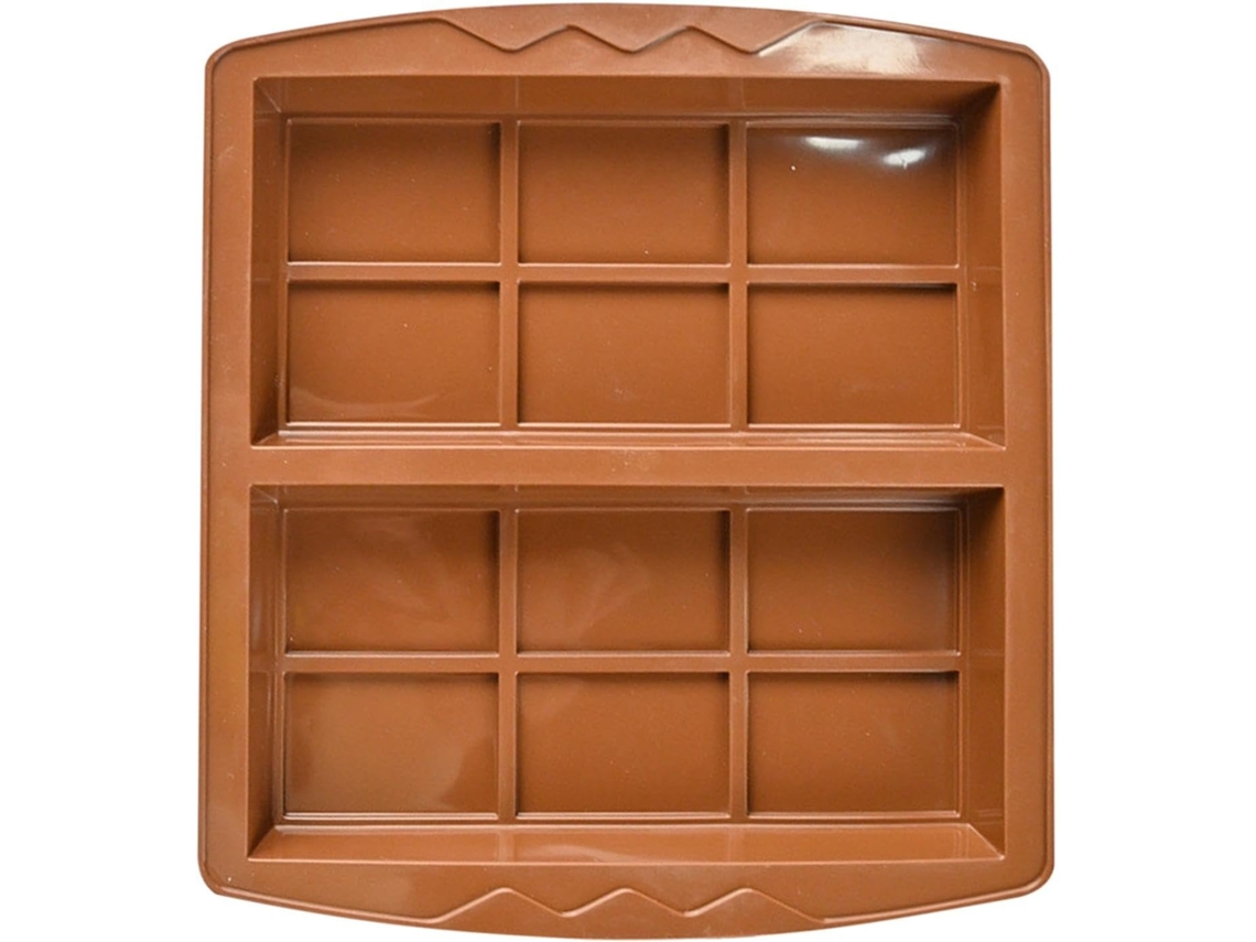 Forma De Silicone Chocolate – Forma Retangular De Silicone Antiaderente