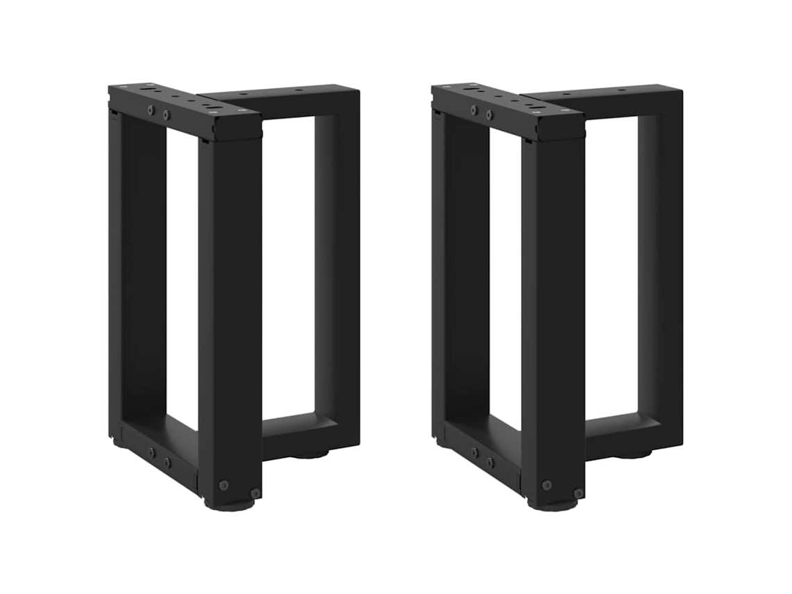 Coffee Table Leg, Coffee Table Legs Vidaxl Preto Aço (28 X 25 X (42-43) Cm)