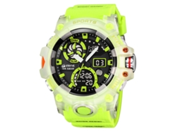 Relógio Esportivo Masculino MDUG com cronógrafo, despertador luminoso, pulseira para estudantes (LxAxP cm)