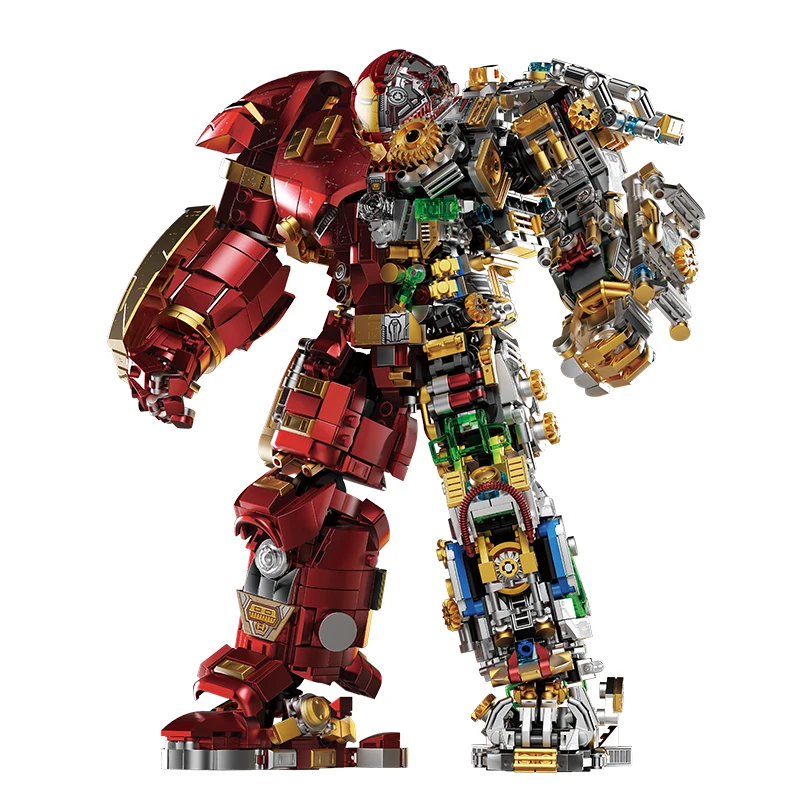 (2776 Peças) Conjunto De Montagem Iron Hero Mark Destroyer Mech Com Mais De 2700 Peças - Blocos De Montar Diy