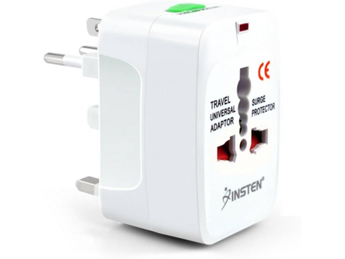 Adaptador de Tomada ZRUXE Universal (Branco)