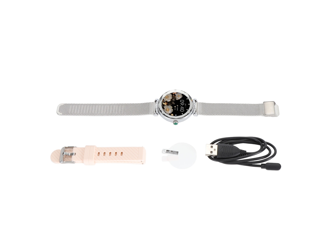 Relógio Inteligente Feminino com Chamada Bluetooth Ip68 Fitness Tracker para Android e Ios