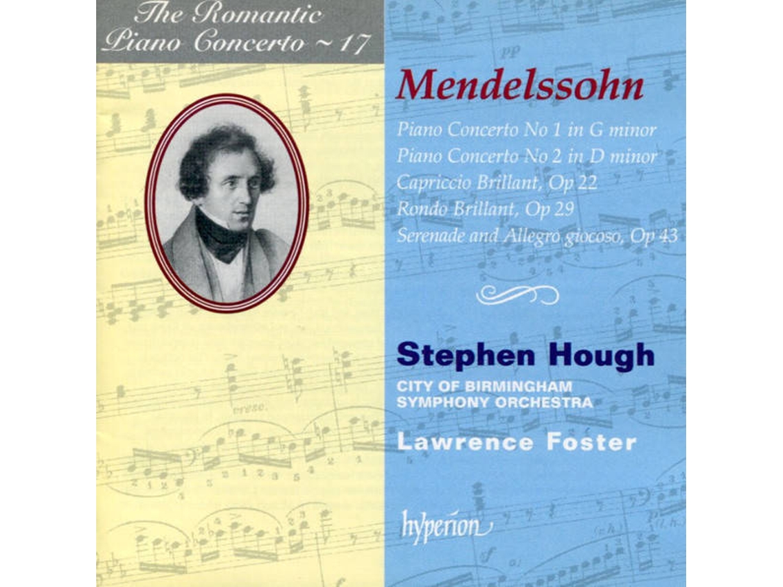 CD Mendelssohn-Piano Concertos 1-2/Stephen Hough