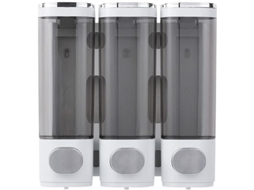 Dispensador De Sabonete Líquido De Parede Para 3 Quartos, Dispensador Transparente Para Chuveiro Com Gokoco