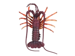Brinquedo De Caranguejo De Plástico Simulado Decoração Restaurante Mariscos Crianças Cor Escura 2