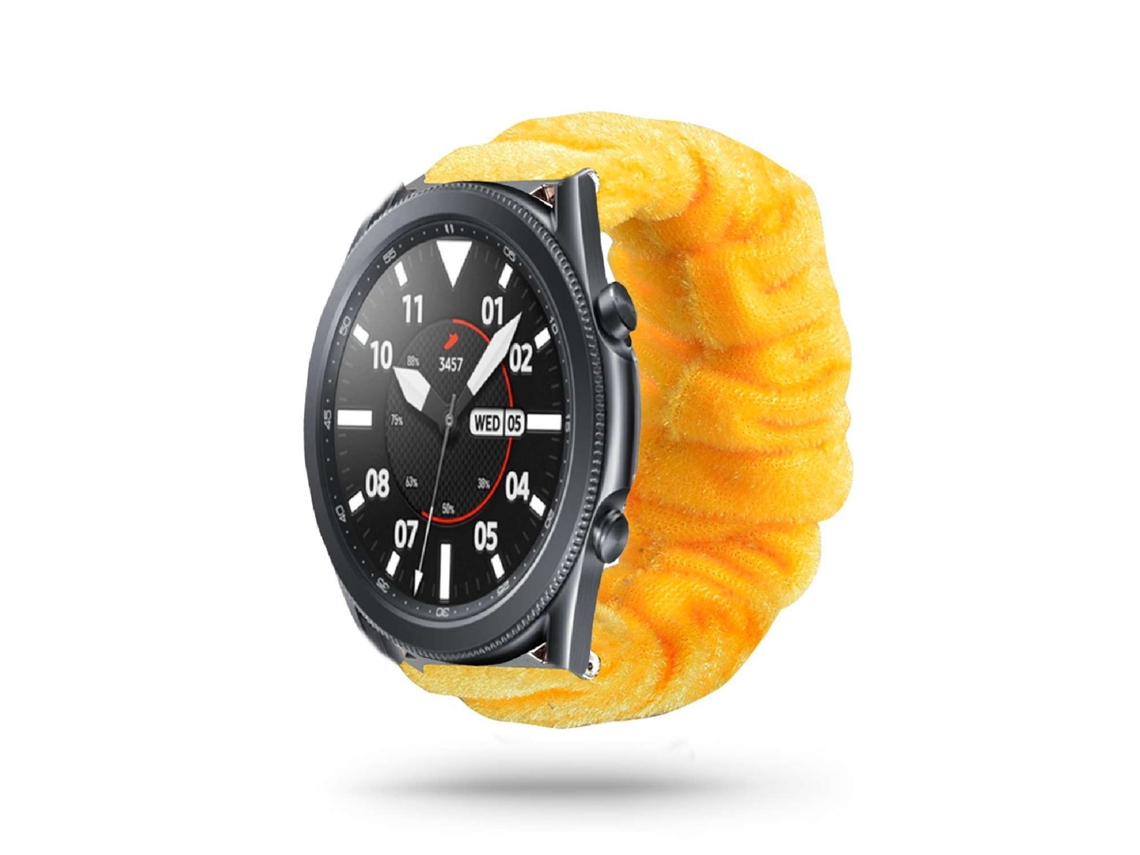 Bracelete Ticwatch Pro 3 Gps Pulseira Scrunchie Amarelo